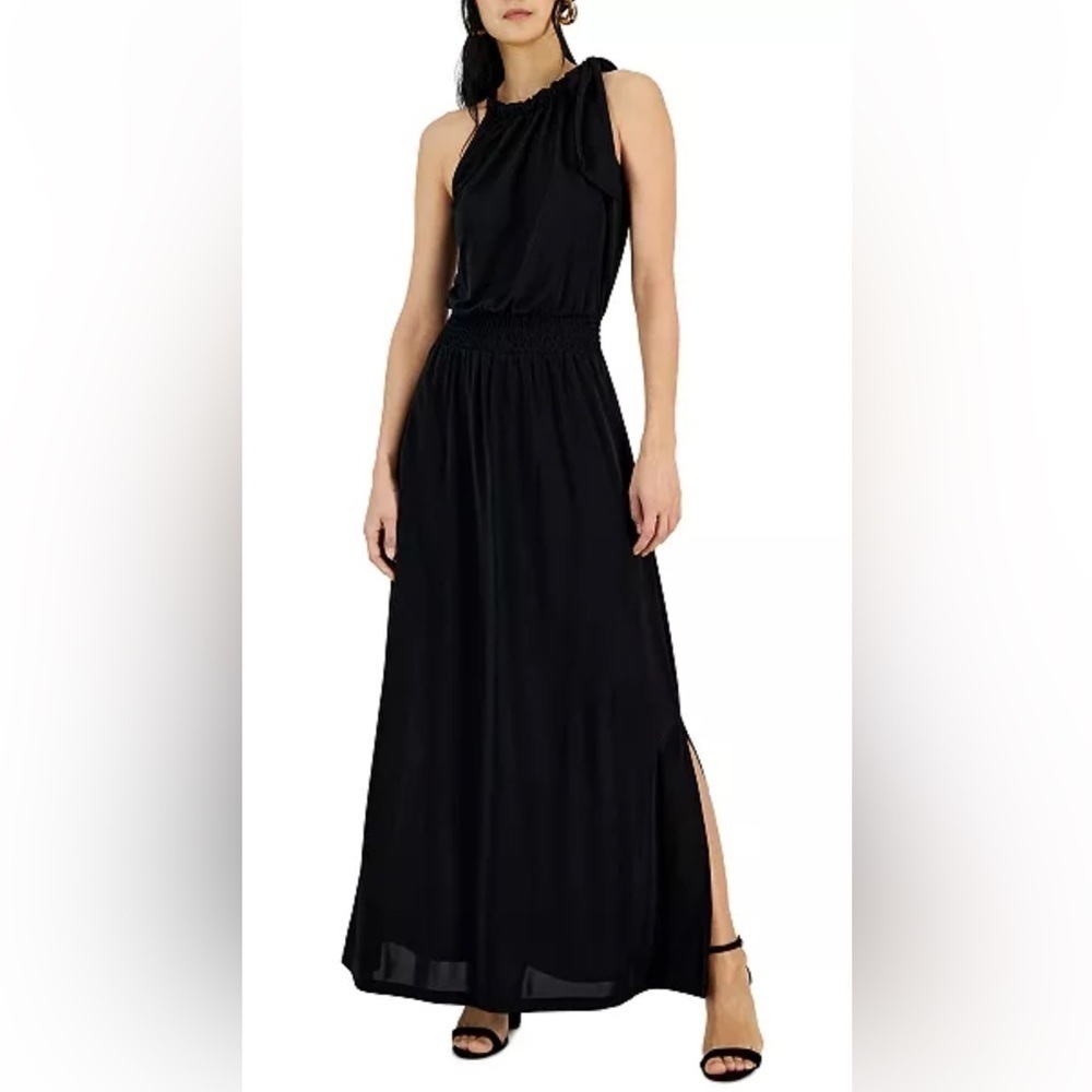 INC International Concepts Tie Neck A Line dress NWT Size XL